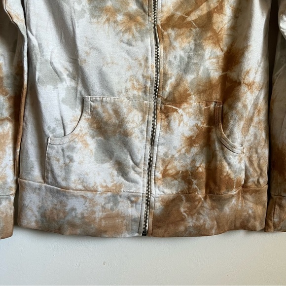 T-Party Grey and Taupe Zip-Up Long Sleeve hoodie S - Picture 5 of 8